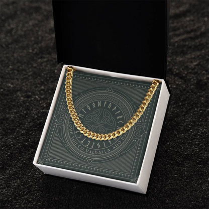 Gift For Boyfriend  Husband Vikings Gift For Him Gift For Him Unique Cuban Link Chain