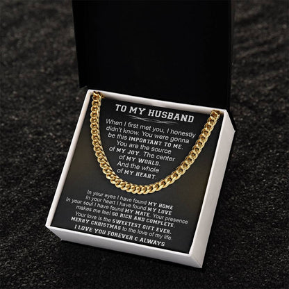 Gift For Husband - Honest - Cuban Link Cuban Link Chain