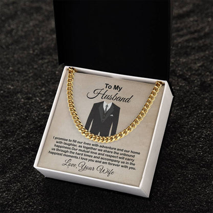 Cuban Chain Gift For Husband Cuban Link Chain