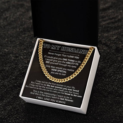 Gift For Husband - In Your Life - Cuban Link Cuban Link Chain
