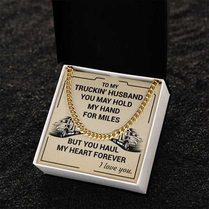 You Haul My Heart Forever Cuban Link Chain