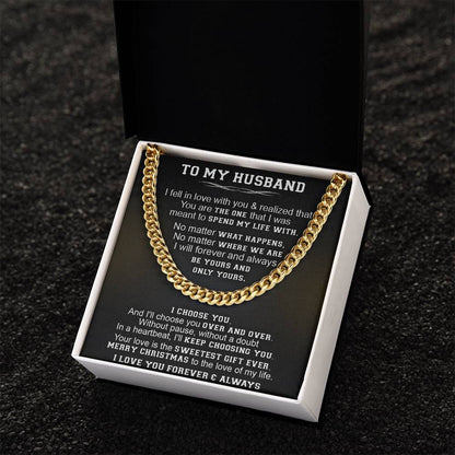 Gift For Husband - Without Pause - Cuban Link Cuban Link Chain