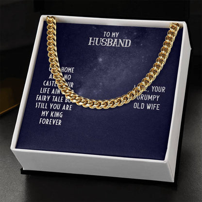 Cuban Link Chain For Husband. Chain Necklace Anniversary Gift For Husband Birthday Gift For Man Gift For Men Chain For
