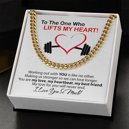 Cuban Link Chain Lifts My Heart