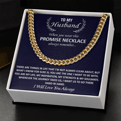 Gift For Husband - Be With You - Cuban Link Cuban Link Chain