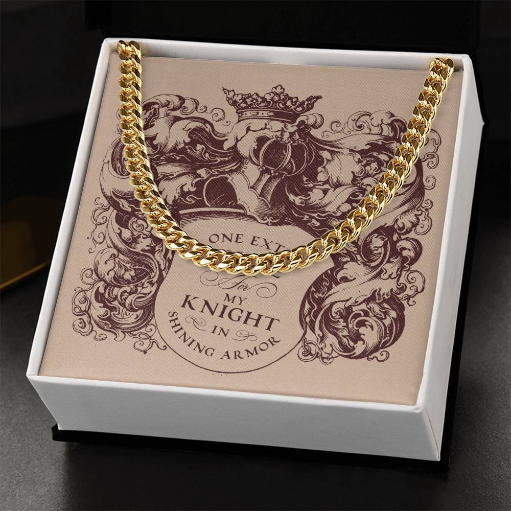 Gift For Army Husband Gift For Police Officer Gift For Militaryboyfriend Cute Romantic Gift For Him Cuban Link Chain