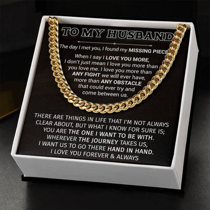 Gift For Husband - Obstacle - Cuban Link Cuban Link Chain