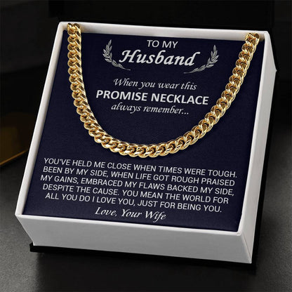 Gift For Husband - Praise My Gains - Cuban Cuban Link Chain