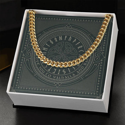 Gift For Boyfriend  Husband Vikings Gift For Him Gift For Him Unique Cuban Link Chain