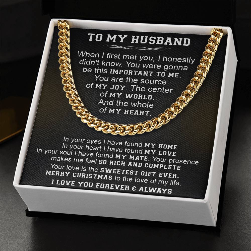 Gift For Husband - Honest - Cuban Link Cuban Link Chain