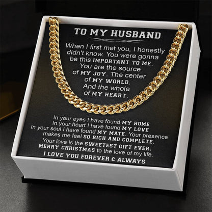 Gift For Husband - Honest - Cuban Link Cuban Link Chain