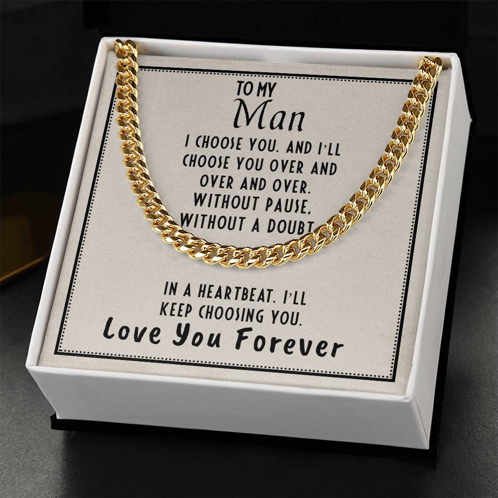 Cuban Link Chain Gift For My Man