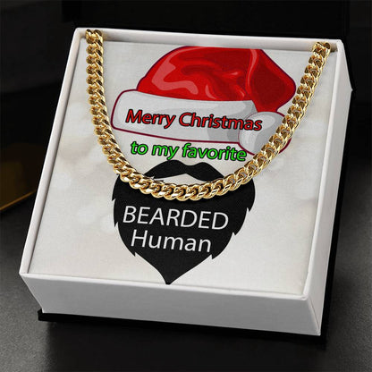 Favorite Bearded Human Cuban Link Chain
