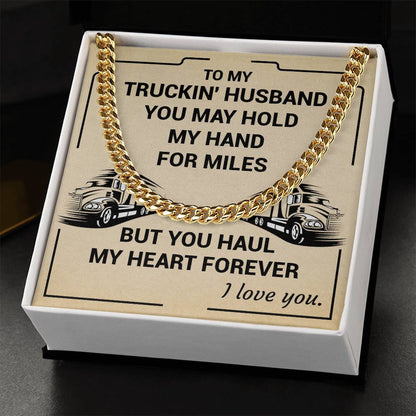 You Haul My Heart Forever Cuban Link Chain