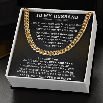 Gift For Husband - Without Pause - Cuban Link Cuban Link Chain