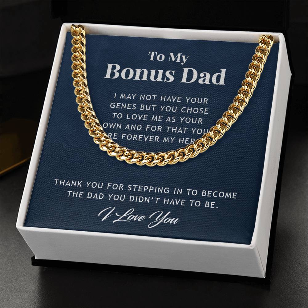 Bonus Dad Special Gift - Link Chain Necklace Cuban Link Chain