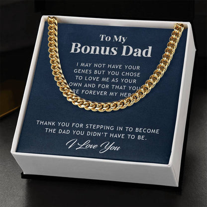 Bonus Dad Special Gift - Link Chain Necklace Cuban Link Chain