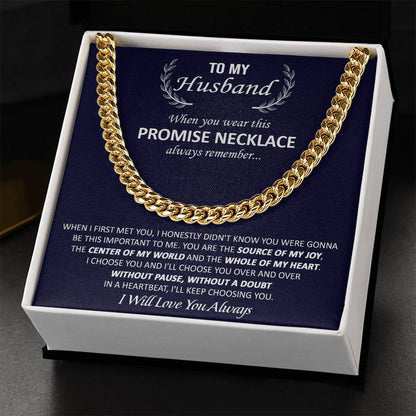 Gift For Husband - My Joy - Cuban Link Cuban Link Chain