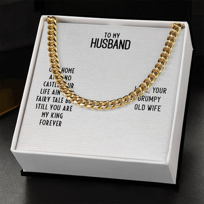Cuban Link Chain For Husband. Chain Necklace Anniversary Gift For Husband Birthday Gift For Man Gift For Men Chain For