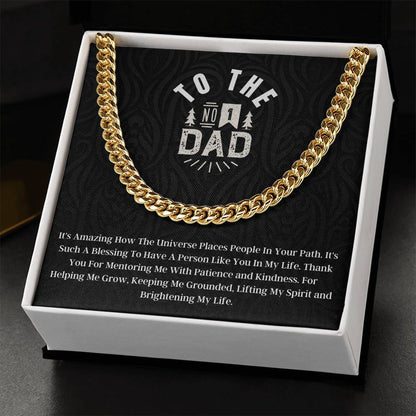Christmas Gift For Dad-Father Birthday Gift-Dad Birthday Gift Cuban Link Chain