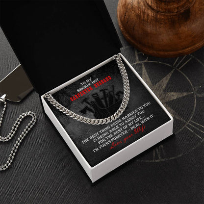 Carpenter Heavy Durable Cuban Chain Mens Necklace Cuban Link Chain