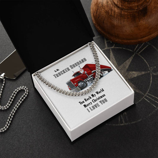 Trucker Husband Cuban Link Chain
