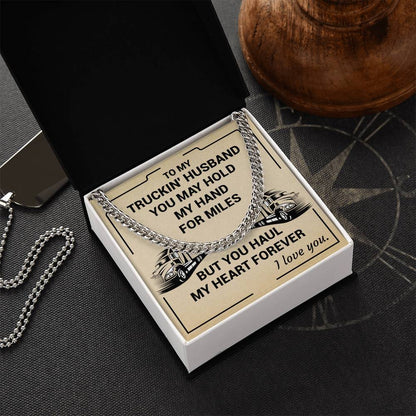 You Haul My Heart Forever Cuban Link Chain