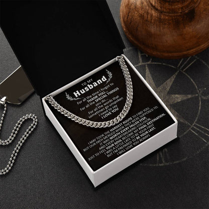 Gift For Husband - The Hardest Route - Cuban Cuban Link Chain