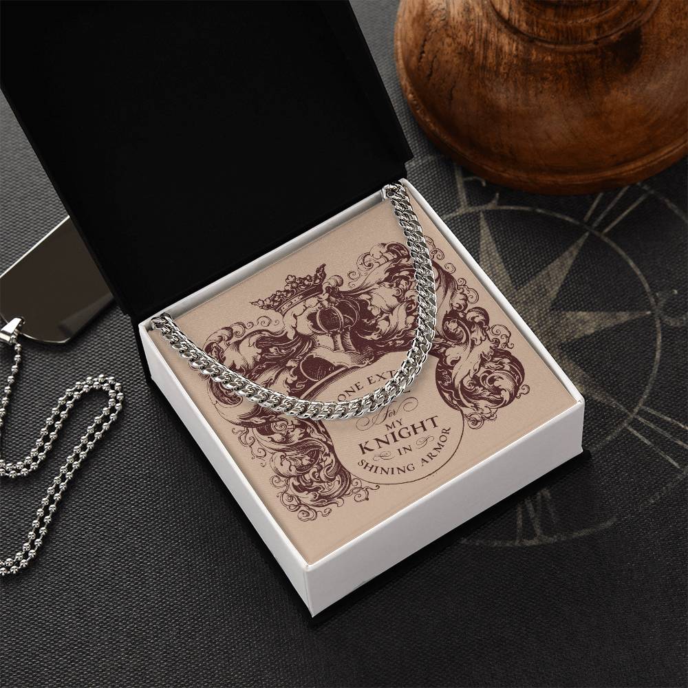 Gift For Army Husband Gift For Police Officer Gift For Militaryboyfriend Cute Romantic Gift For Him Cuban Link Chain