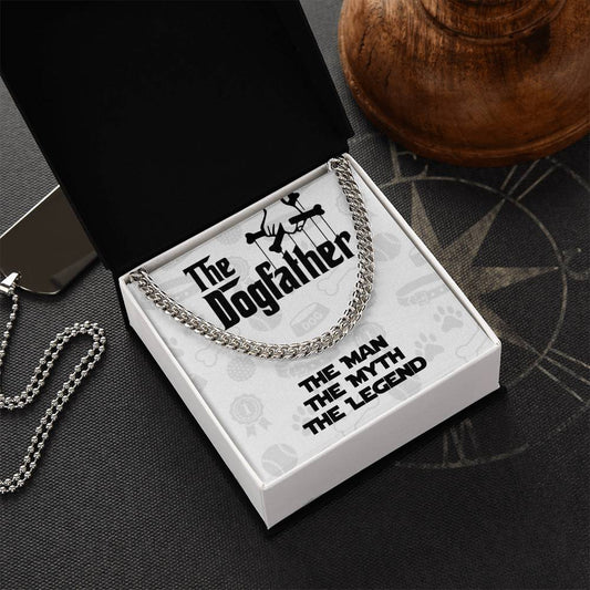 Dog Dad Jewelry For Him Necklace For Men Gifts For Dog Lovers Chains For Men Gifts For Boyfriend Link Chain Gifts From Cuban Link Chain