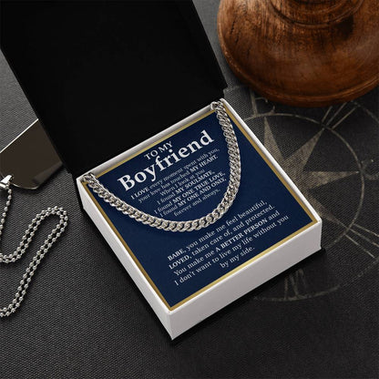 Cuban Link Chain Necklace  Gift For Boyfriend