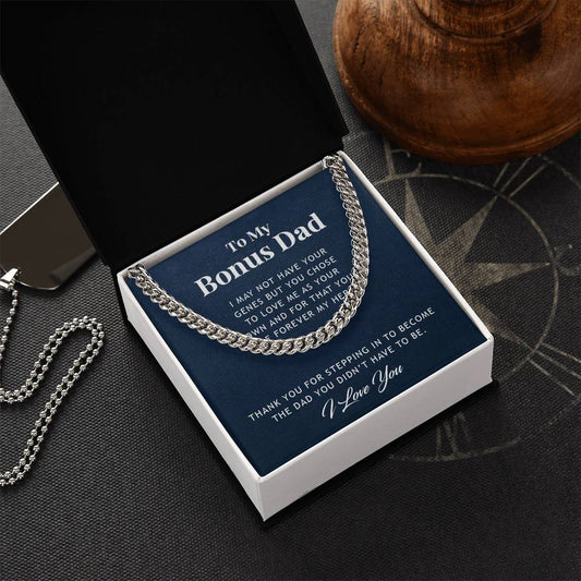 Bonus Dad Special Gift - Link Chain Necklace Cuban Link Chain