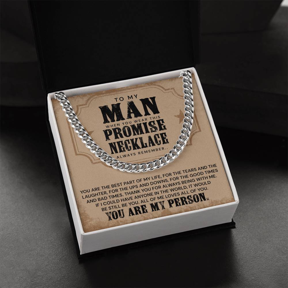 You Are The Best Part Of My Life - Cuban Link Chain Necklace