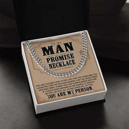 You Are The Best Part Of My Life - Necklace Cuban Link Chain