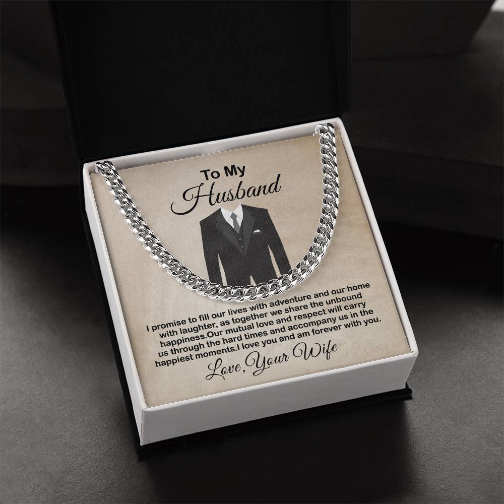 Cuban Chain Gift For Husband Cuban Link Chain