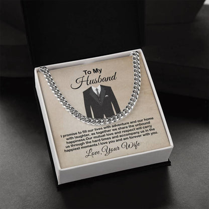 Cuban Chain Gift For Husband Cuban Link Chain