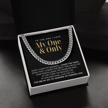 Count You Twice Christmas Gift For Him Link Chain  Limited Time Only - Grabs Yours Now! Cuban Link Chain