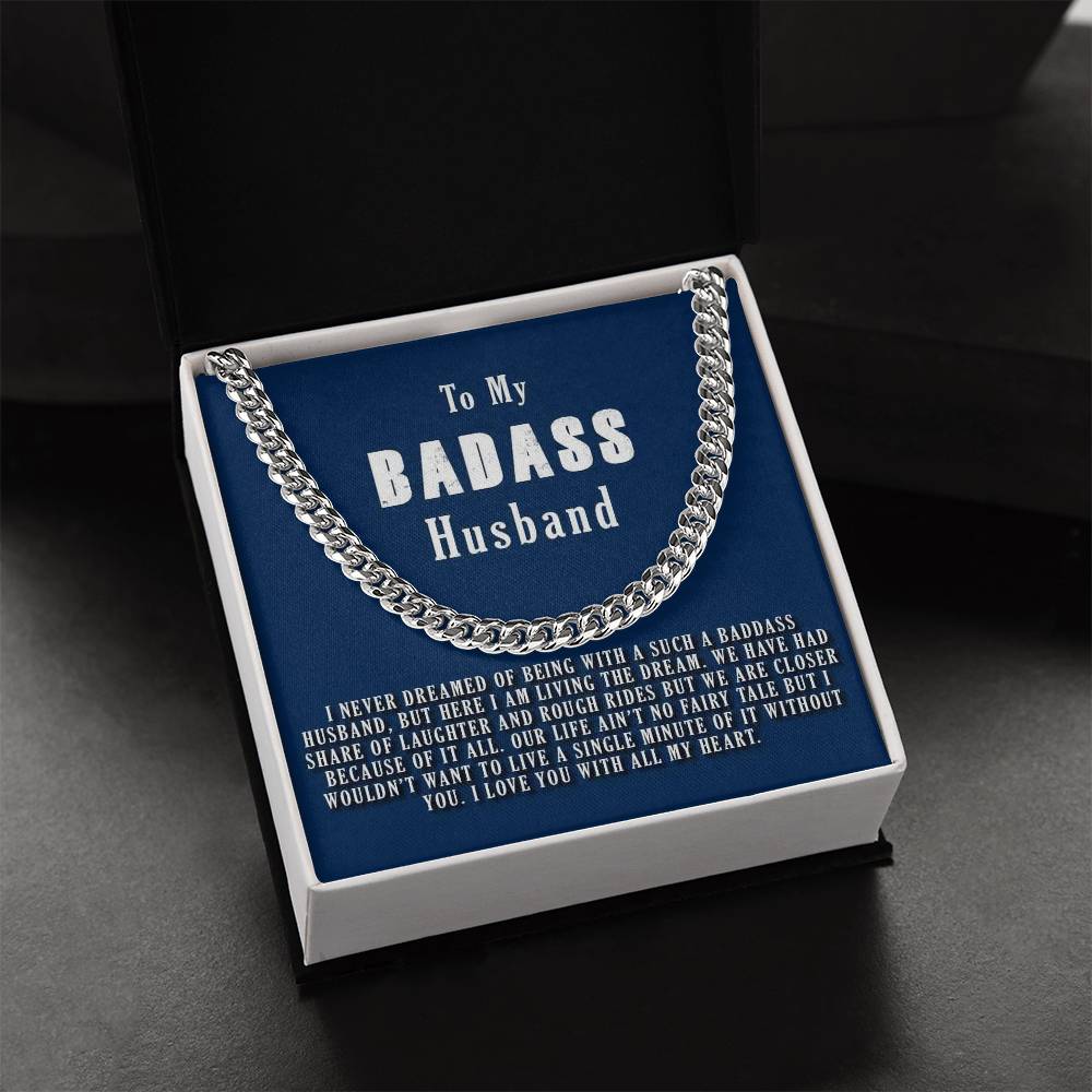 Badass Husband Cuban Link Chain