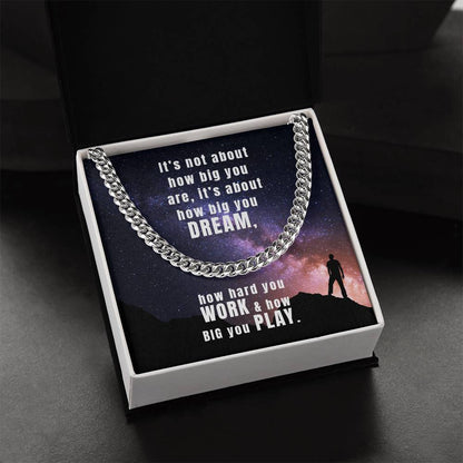 Gift For Colleague - Cuban Link Chain Necklace - Trending Now