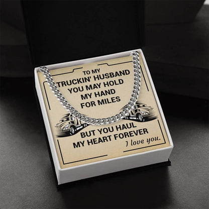 You Haul My Heart Forever Cuban Link Chain