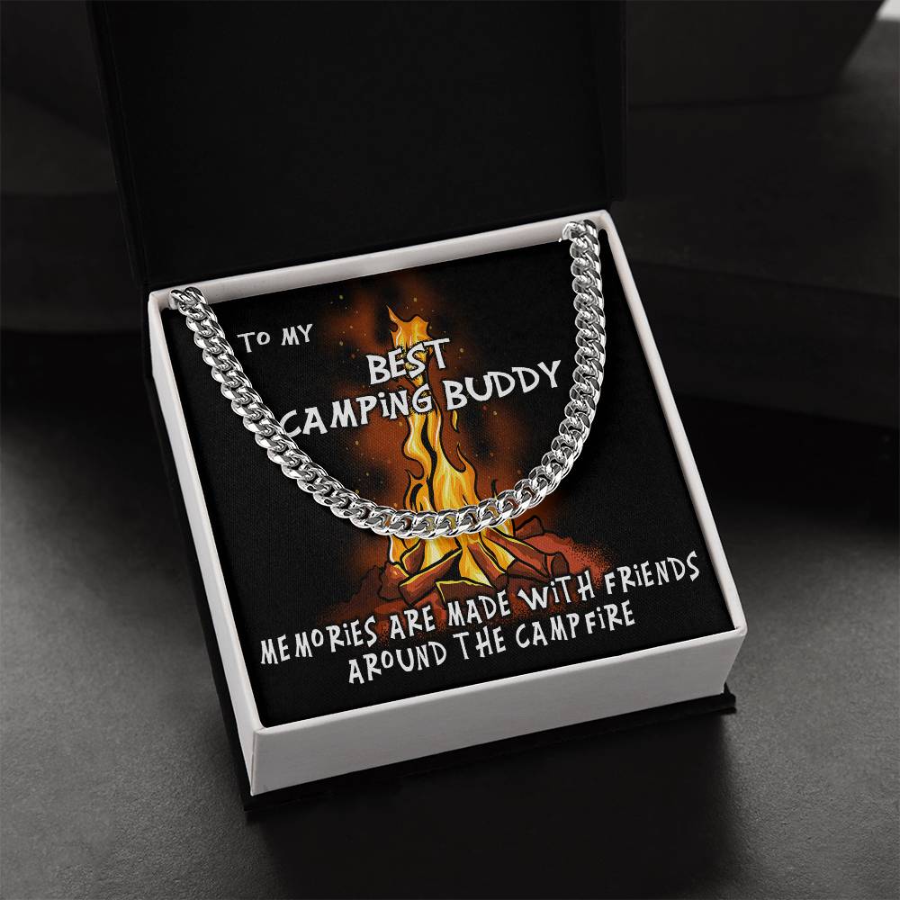 Camping Buddy Cuban Link Chain
