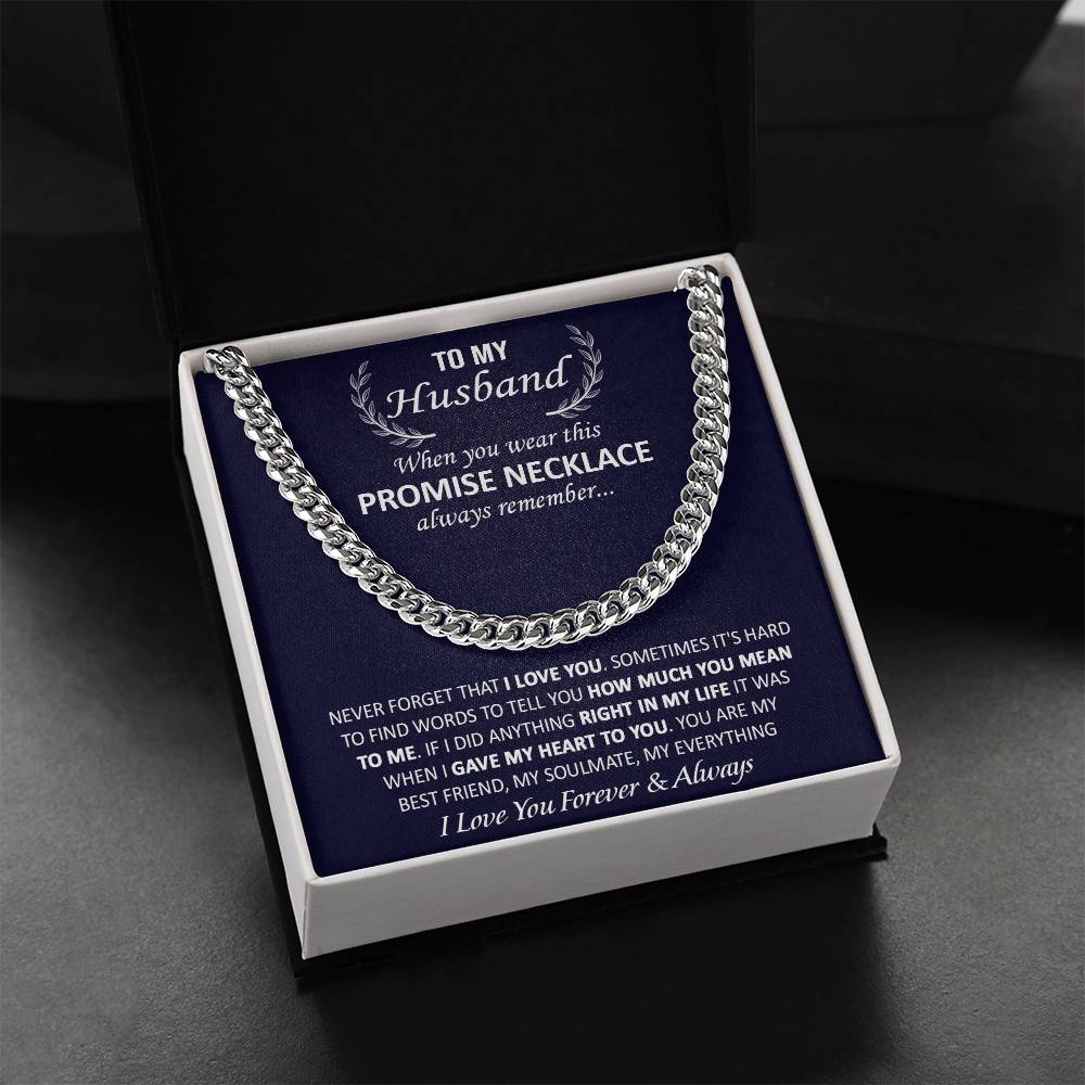 Gift For Husband - Best Friend - Cuban Link Cuban Link Chain