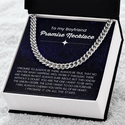 Boyfriend Cuban Chain Link Necklace On All The Stars -Grabs Your Now Cuban Link Chain