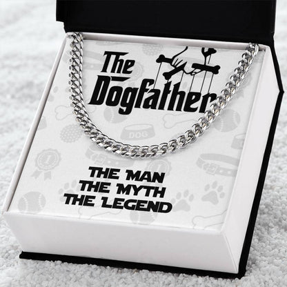 Dog Dad Jewelry For Him Necklace For Men Gifts For Dog Lovers Chains For Men Gifts For Boyfriend Link Chain Gifts From Cuban Link Chain
