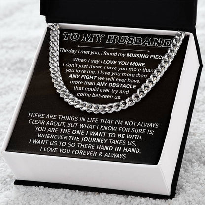 Gift For Husband - Obstacle - Cuban Link Cuban Link Chain