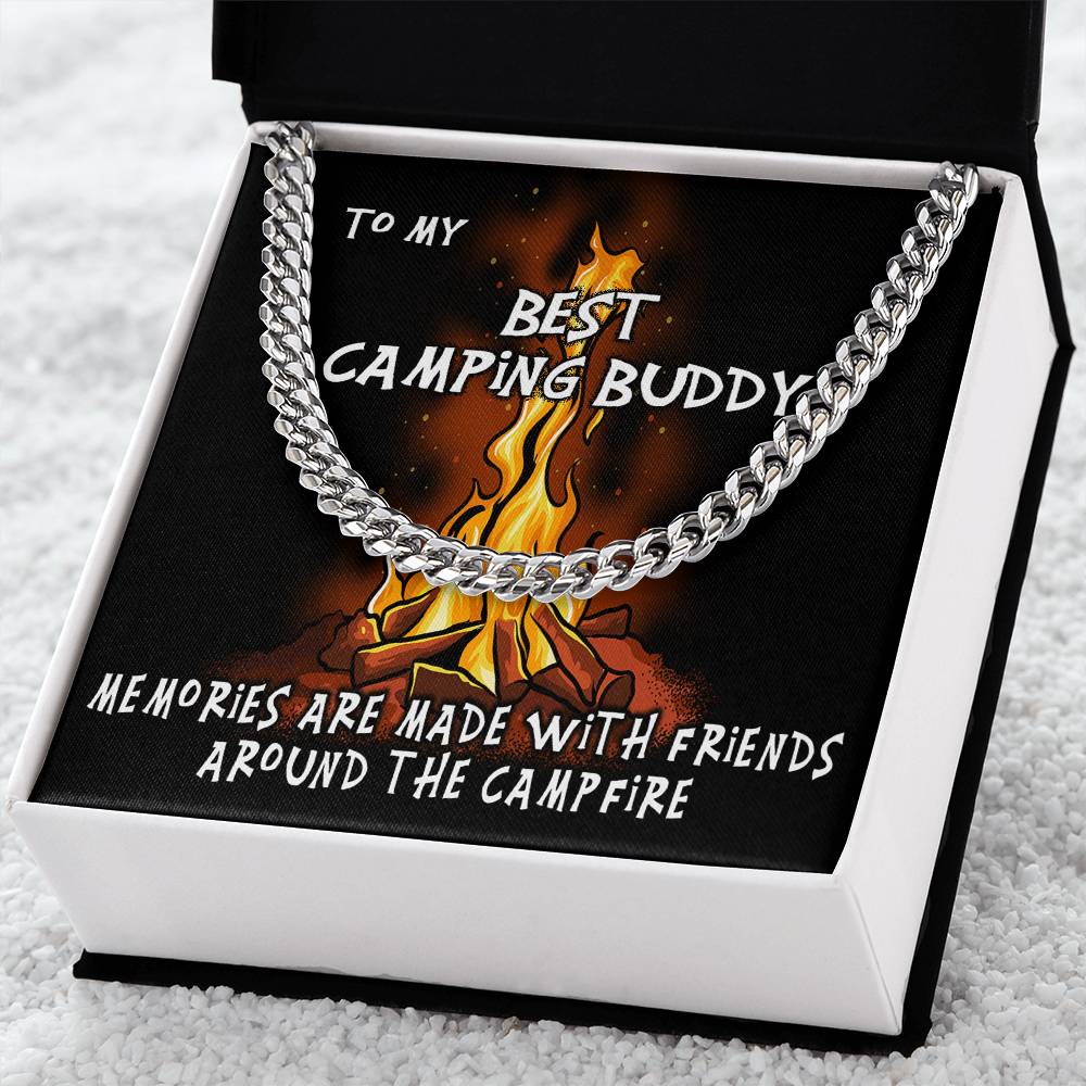 Camping Buddy Cuban Link Chain