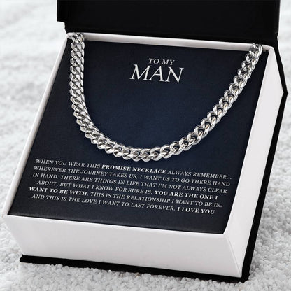 Valentines Gift For Boyfriend Cuban Link Chain