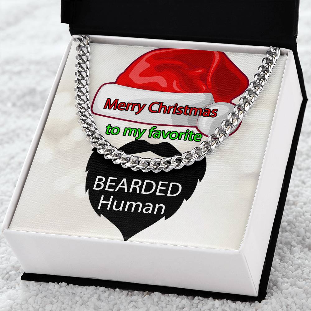 Favorite Bearded Human Cuban Link Chain