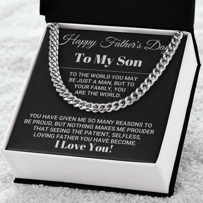 Father's Day Gift For Son Cuban Link Chain