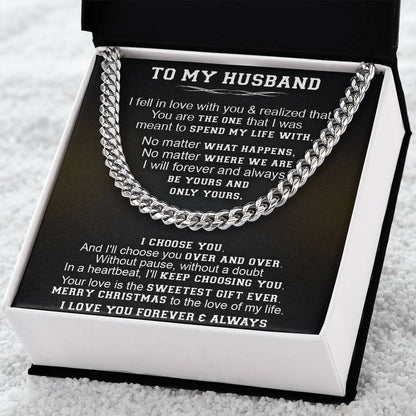 Gift For Husband - Without Pause - Cuban Link Cuban Link Chain